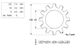 Lock Washer Ext Tooth ZP M3x7.35x0.5 (Box=1000)