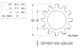 Lock Washer Ext TH 304 SS M16x26.0x1.2 (Box=100)