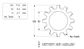 Lock Washer Ext TH 304 SS M6x11.0x0.7 (Box=200)