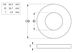 Flat Rnd Washer Sampson - XYB - 1-1/4 (Box=10)