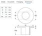 Bushing Washer - NYLN - M5x5 (Box=50)