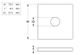 Square Washer - PLN - M20x75x6 (Box=50)
