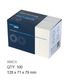 Std Washer Delta Protekt 3/4x30.7x3.4 (Box=100)