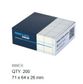 Std Washer Delta Protekt M5x9.0x1.8 (Box=200)