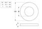 Flat Rnd Washer Sampson - PLN - 2-1/4 (Box=10)