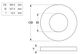 Flat Rnd Washer Hardened HDG M100x180x16 (Box=10)