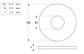 Mudguard Washer - ZP - 5/8x2x12g (Box=100)