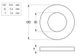 Flat Rnd Washer Hardened - ZFS - M5x10x1 (Box=200)