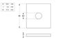 Square Washer - HDG - M10x38x5 (Box=100)