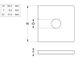 Square Washer - HDG - M16x50x5 (Box=100)