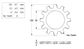 Lock Washer Ext Tooth - ZP - 5/32 (Box=1000)