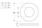 Flat Rnd Washer - NYLN - M2x5x0.3 (Box=200)