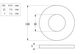 Flat Round Washer - ZP - 1/4x5/8x18g (Box=200)