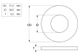 Flat Rnd Washer - HDG- M36x70.0x5.0 (Box=25)