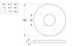 Mudguard Washer - ZP - 3/8x2x12g (Box=100)