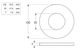 Flat Round Washer - ZP - 3/8x3/4x16g (Box=200)