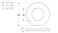 Flat Rnd Washer - NYLN - 3/16x7/16x1/32 (Box=200)