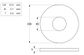 Mudguard Washer - ZP - 1/8x1/2x20g (Box=200)