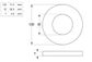 Flat Rnd Washer Sampson - ZYP - 1-3/8 (Box=10)