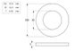 Flat Rnd Washer Sampson - HDG - 1/2 (Box=200)