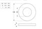 Flat Rnd Washer Sampson ZP M14x30x3.8 (Box=100)