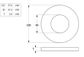 Engineers Washer - ZP - M20x37.0x2.0 (Box=100)