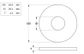 Large Flat Rnd Washer Supa HDG M24x55x4 (Box=25)