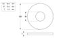 Large Flat Rnd Washer Supa HDG M30x65x5 (Box=15)