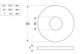 Large Flat Rnd Washer Supa HDG M36x75x6 (Box=10)
