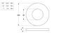 Flat Rnd Washer - 304 SS - M12x24.0x2.5 (Box=100)