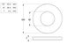 Flat Rnd Washer - HDG - M24x52.0x4.0 (Box=25)