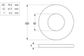 Flat Rnd Washer - PLN - M39x77.0x5.0 (Box=10)