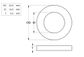Flat Rnd Tower Washer - HDG - (Box=500)