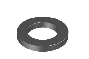 Flat Rnd Tower Washer - HDG - (Box=200)