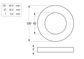 Flat Rnd Tower Washer - HDG - (Box=200)