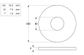 Large Flat Rnd Washer Supa ZP M6x19x1.6 (Box=200)