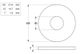 Mudguard Washer - ZP - 1/2x2x16g (Box=100)