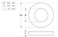 Flat Rnd Washer - 316 SS - M16x28x2.5 (Box=100)