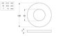 Flat Rnd Washer - Brass - M10x21.0x1.2 (Box=100)