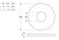 X Large Flat Rnd Washer ZP M16x50x3 (Box=200)