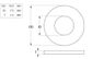 Flat Rnd Washer - Brass - 1/4x5/8x19g (Box=100)