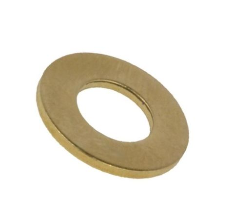 Flat Rnd Washer - Brass - 3/8x7/8x18g (Box=100)