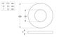 Flat Rnd Washer - Brass - M8x17.0x1.2 (Box=100)