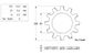 Lock Washer Ext Tooth ZP M6x12.95x0.7 (Box=1000)