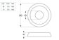 Cup Washer - 304 SS - 8Gx13.6 (Box=200)