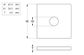 Square Washer Hardened - HDG - M24x60x4 (Box=100)