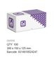 Square Washer - HDG - M12x65x6 (Box=100)