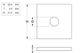 Square Washer - HDG - M20x50x3 (Box=100)