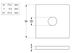 Square Washer - HDG - M20x75x5 (Box=50)