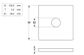 Square Washer - HDG - M36x100x6 (Box=10)